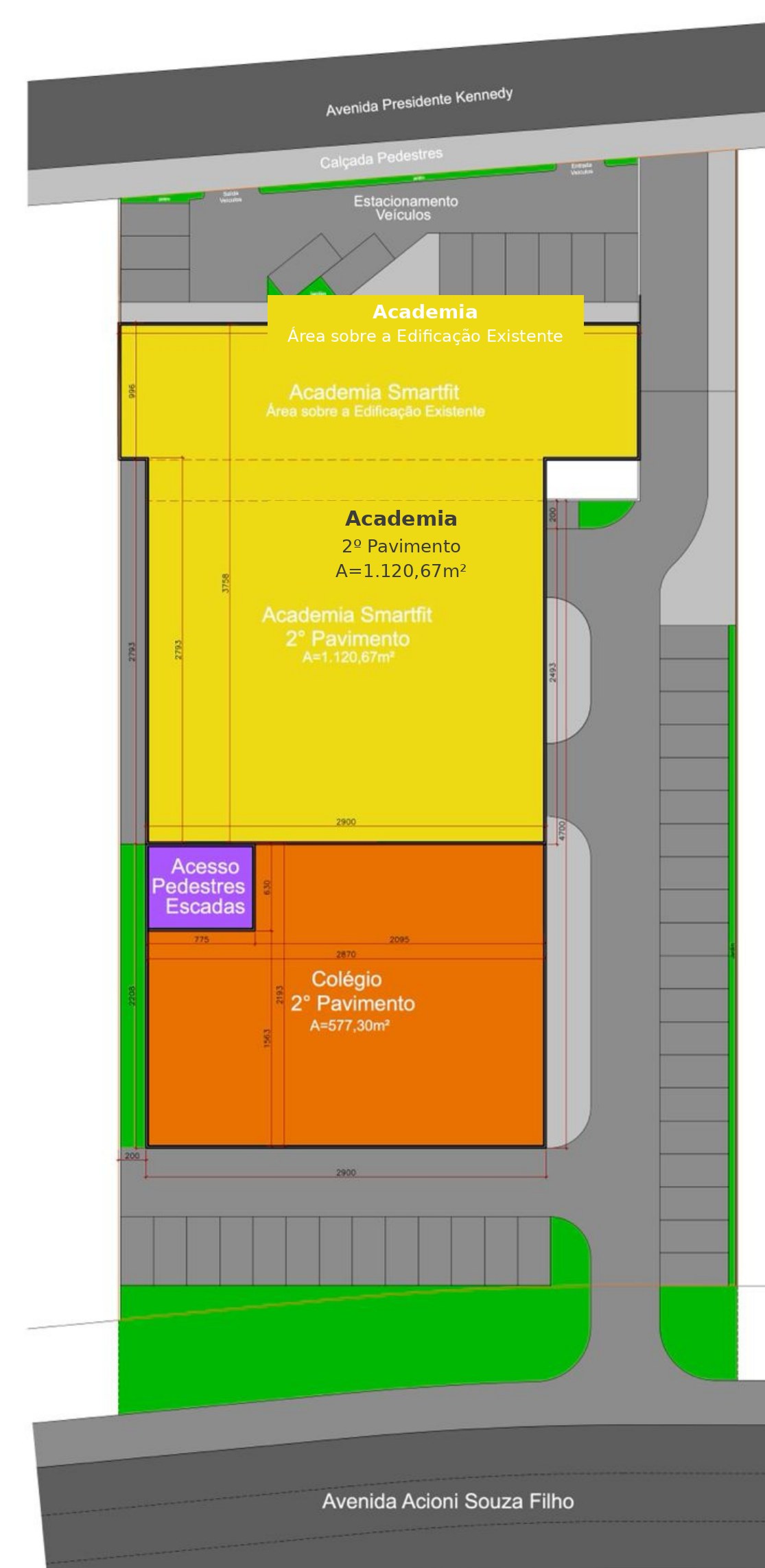 Planta do 2º pavimento